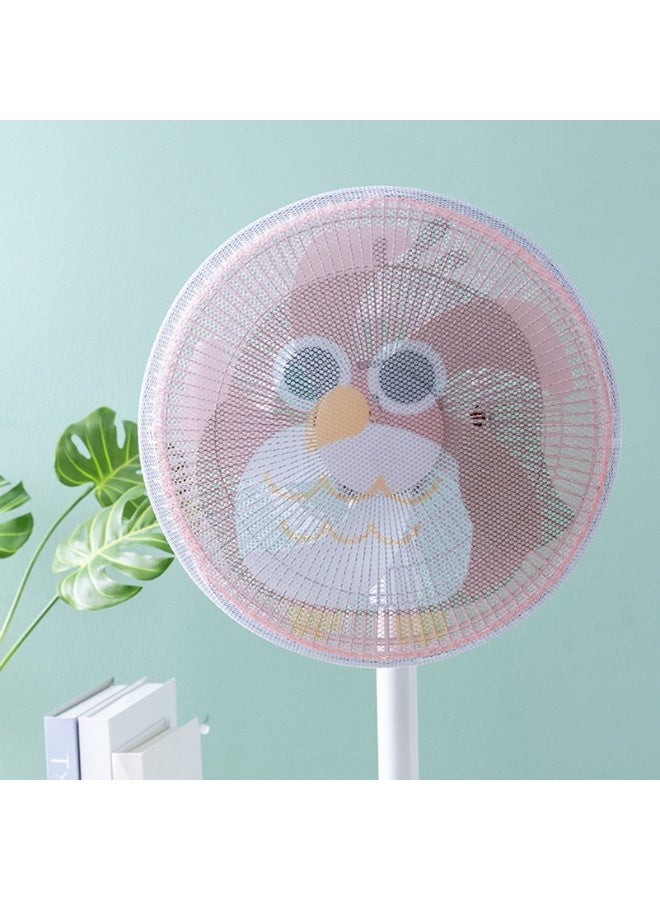 غطاء مروحة شبكي للأطفال مع مشبك أمان – شبكة أمان قابلة للتعديل للمراوح الكهربائية والطاولة والمراوح الأرضية، تصميم كرتوني جذاب، مقاوم للغبار، قابل للغسل، يحمي أصابع الأطفال ويضمن السلامة والراحة للمنزل (قطعة واحدة) - Image 5